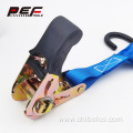 1inch 15 Ratchet Tie Down with rubber material